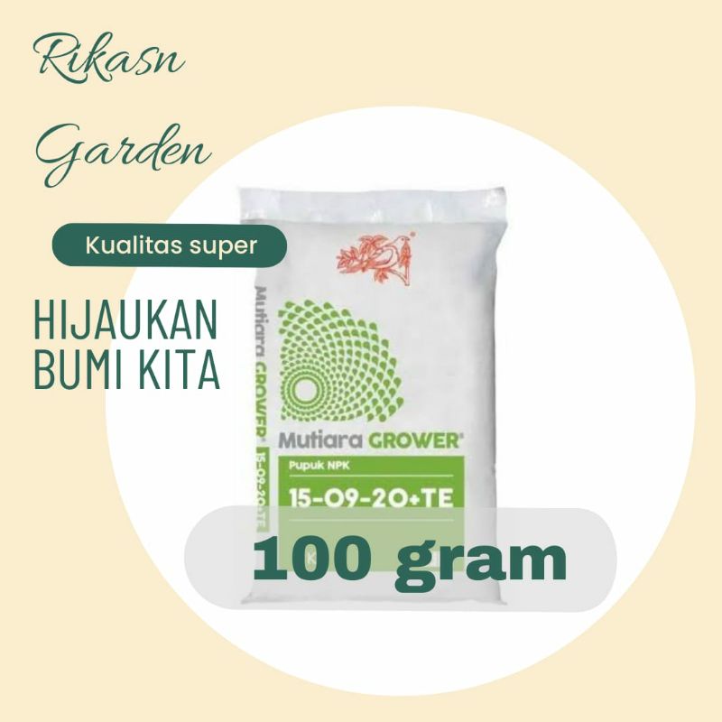 Jual Pupuk Npk Buah Grower Gram Shopee Indonesia