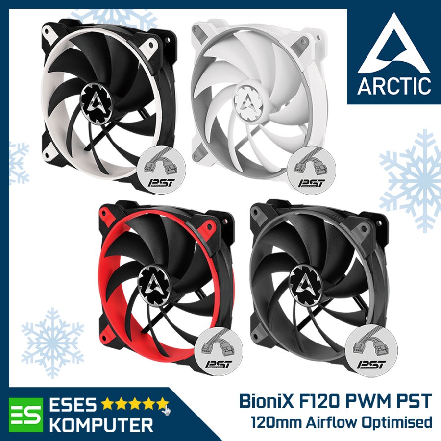Jual Fan ARCTIC BioniX F120 PWM PST | 120mm 12cm High Airflow 1800RPM ...
