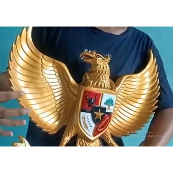 Jual Lambang Garuda Pancasila Bahan Fiber Ukuran 40 X 46 Cm Shopee