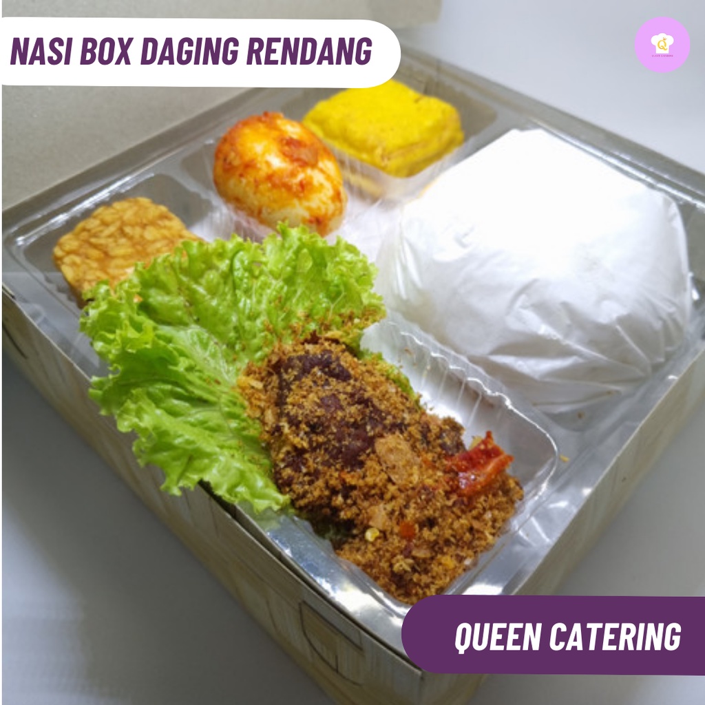 Jual Paket Nasi Box Nasi Kotak Menu Ayam Serundeng Bisa Request Prasmanan Shopee Indonesia