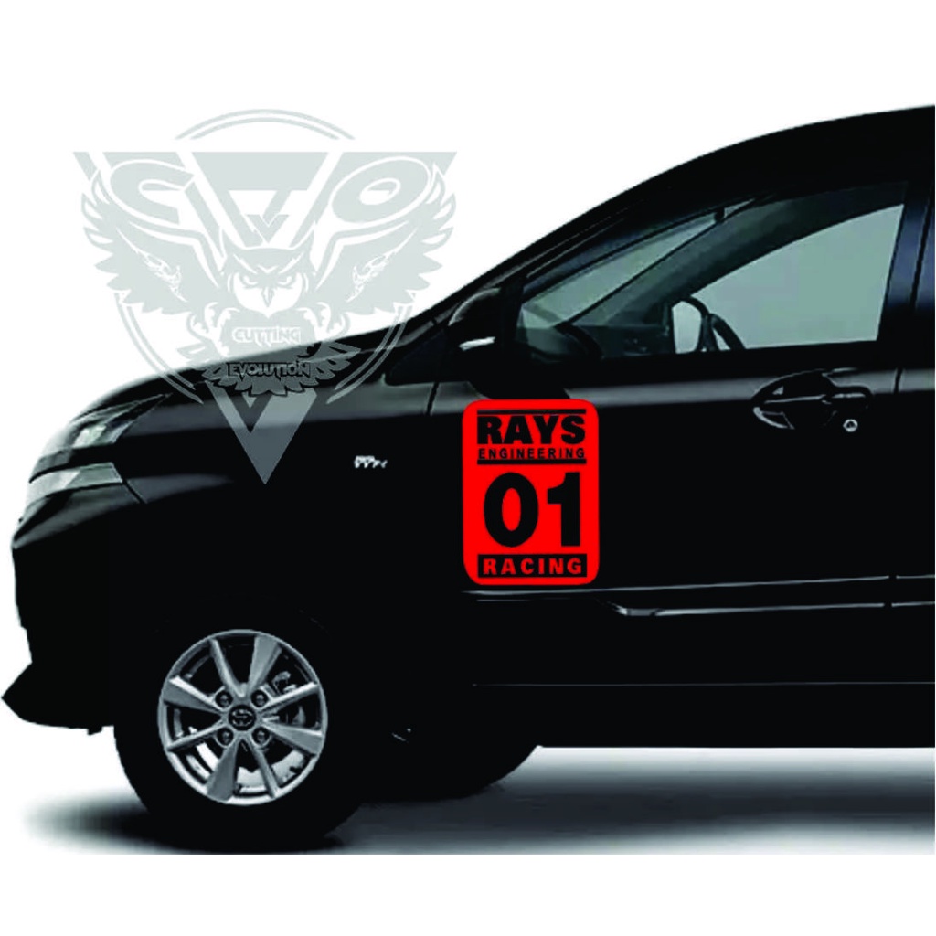 Jual stiker mobil balap stiker nomer ray 01 all mobil | Shopee Indonesia