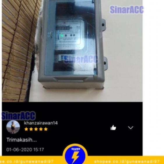 Jual box kwh meter token kotak pln penutup prabayar pelindung kunci ...