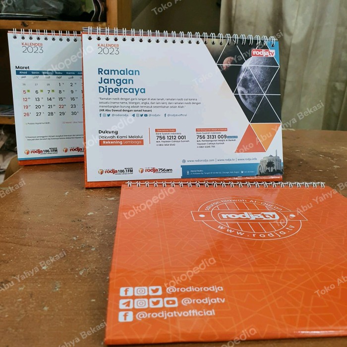 Jual New Kalender Meja Rodja 2023 M Plus Hijriyah Shopee Indonesia 