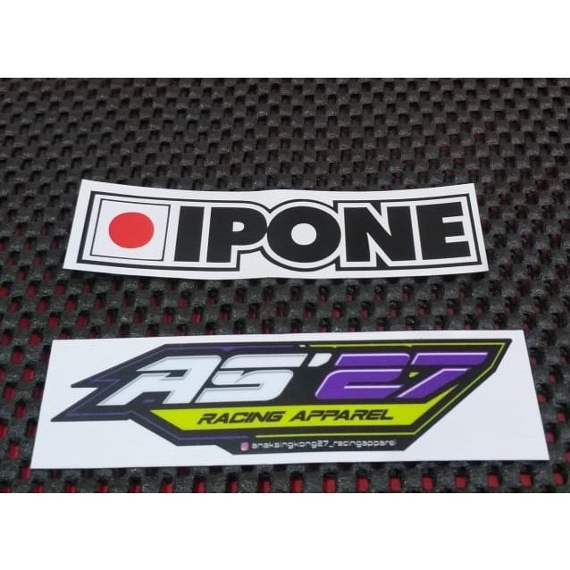 Jual Stiker IPONE Racing Stiker vinyl Bisa Satuan Tanpa Minimal Order ...