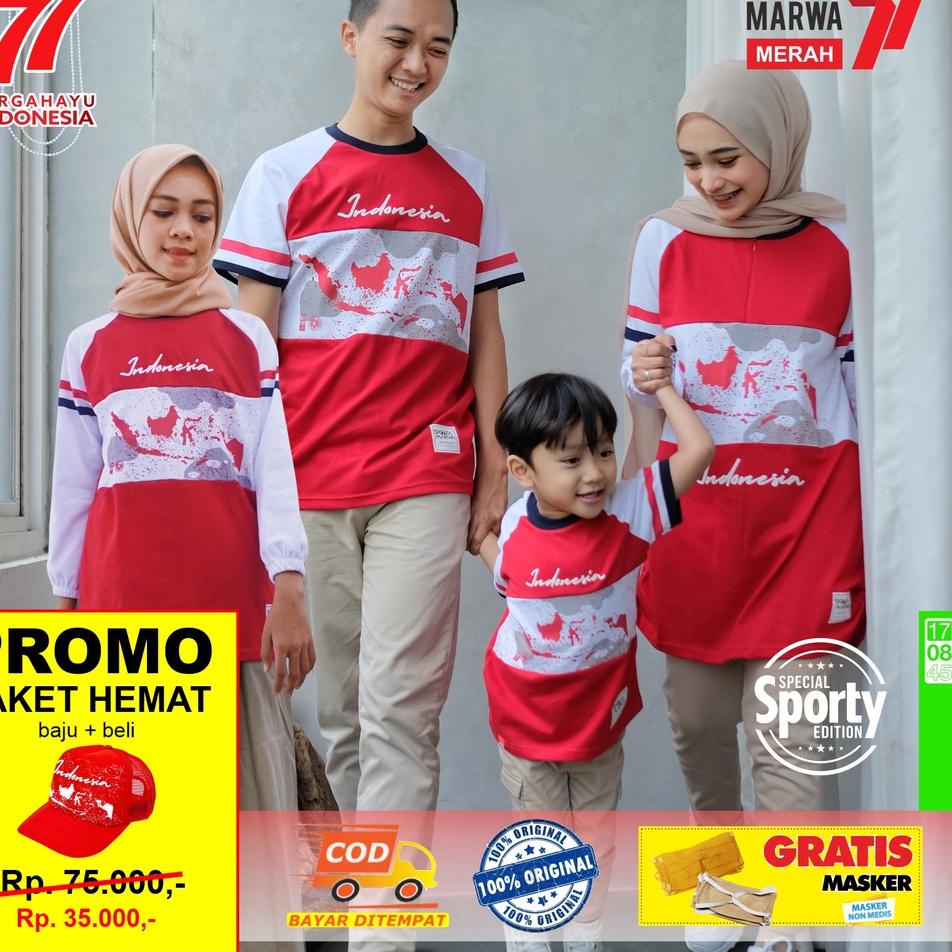 Jual F5t F Baju Seragam 17 Agustusan Edisi Kemerdekaan Kaos Merah Putih