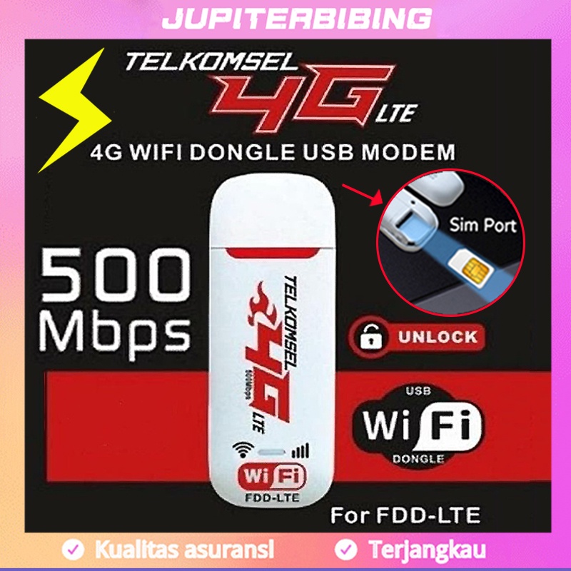 Jual Modem Wifi Usb 4g All Operator Lte Modem Usb 500mbps Modem Mifi Cod Support 10 Devices