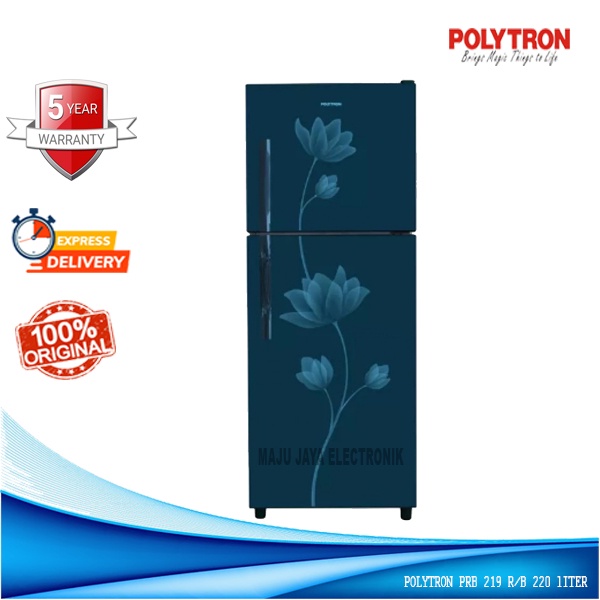 Jual Kulkas 2 Pintu POLYTRON PRB 219 R/B 4D Quick Freezing 220 Liter ...