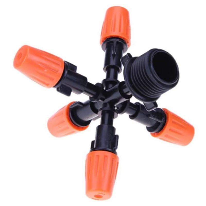 Jual Sprayer Spuyer Sprinkler Kabut 5 Arah Mist Sprayer Nozzel Sistim ...