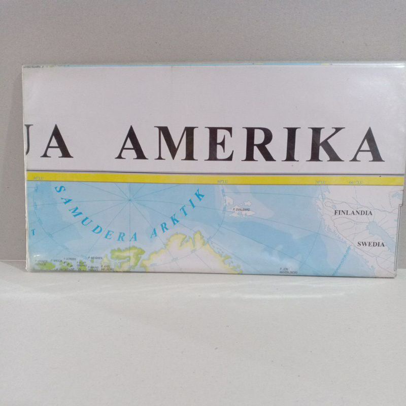 Jual Peta Lipat Benua Amerika Uk X Cm Shopee Indonesia