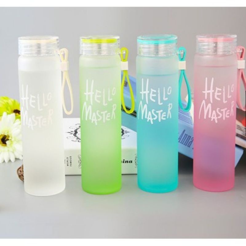 Jual Botol Minum Kaca Hello Master 450ML | Shopee Indonesia