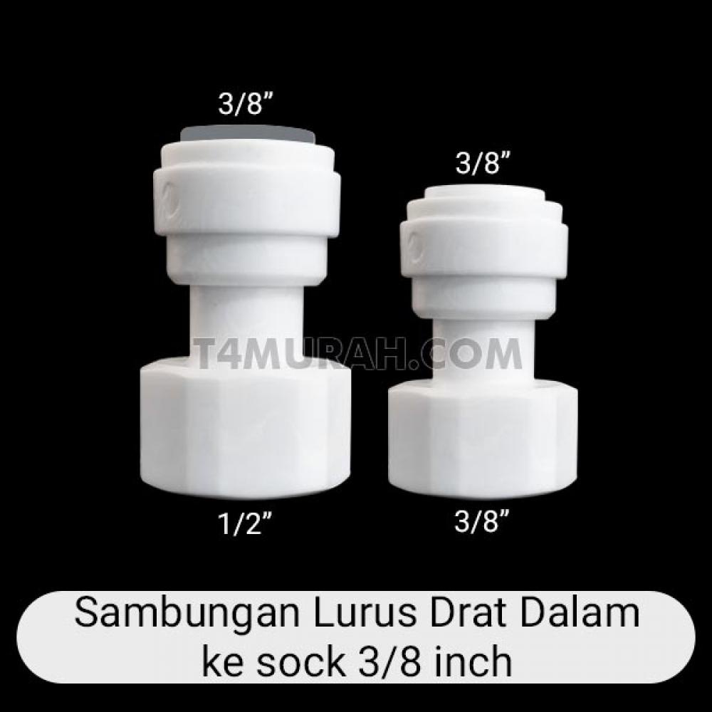 Jual Fitting Ro Drat Dalam Inch Atau Inch Konektor Sambungan Lurus Selang Ro Drat Dalam