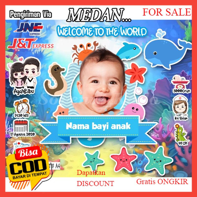 Jual Kado Baby, Biodata Frame | Shopee Indonesia