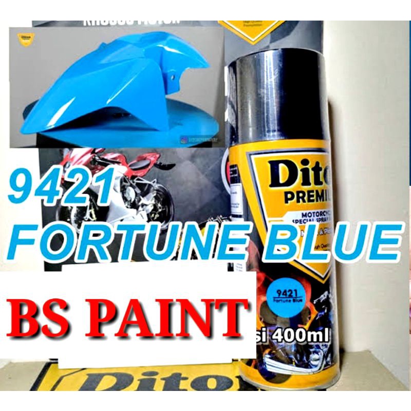 Jual Cat semprot pilok Diton premium Fortune Blue 9421 | Shopee Indonesia