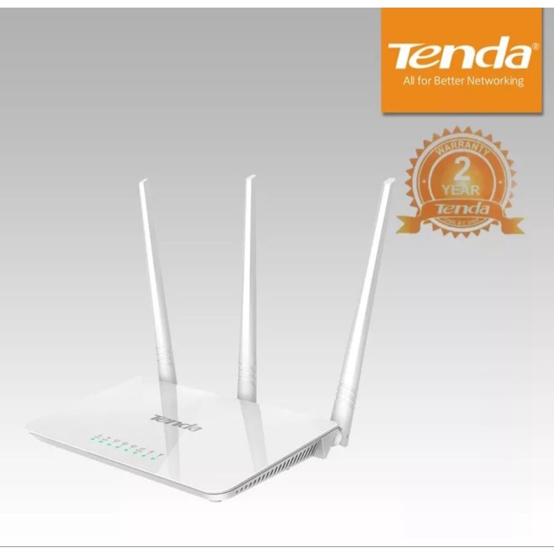 Jual Tenda F3 Wireless N300 Easy Setup Router 3 Antena | Shopee Indonesia