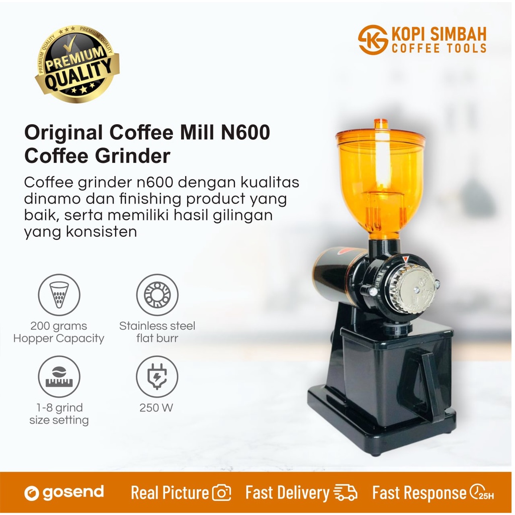 Jual Electric Coffee Grinder N600 COFFEE MILL Original Mesin Alat