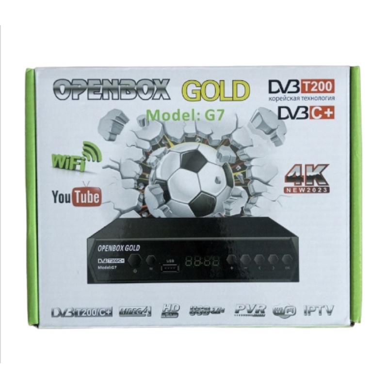 Jual Set Top Box STB Digital OPENBOX Gold DVB T200 4K Model G7 | Shopee ...