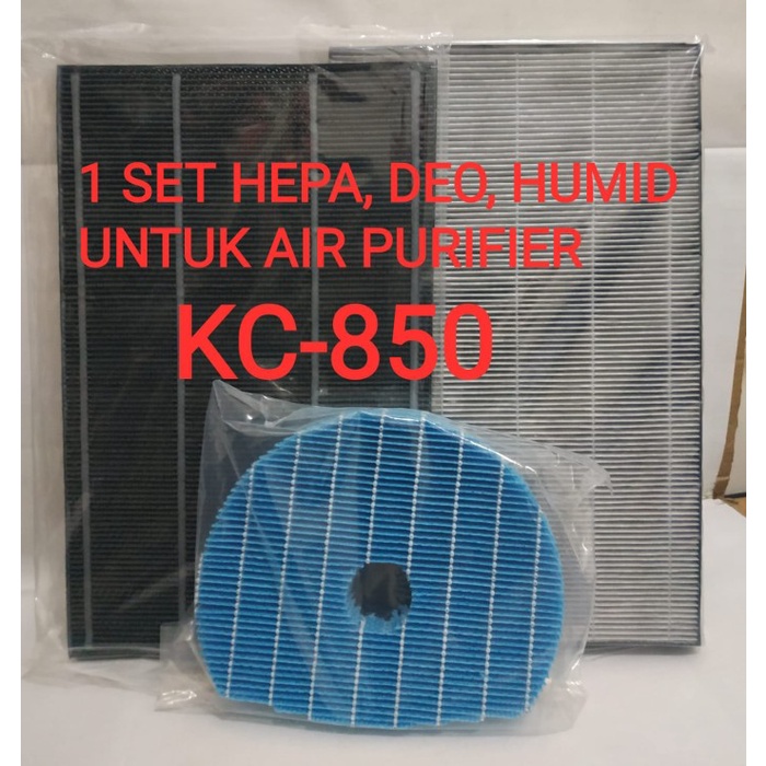 Jual PAKET FILTER HEPA+DEO+HUMID FOR SHARP AIR PURIFIER KC850/860