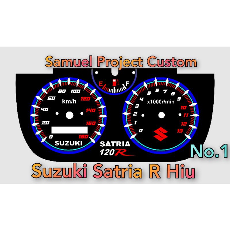 Jual PAPAN SPEEDOMETER SUZUKI SATRIA RU HIU CUSTOM | Shopee Indonesia