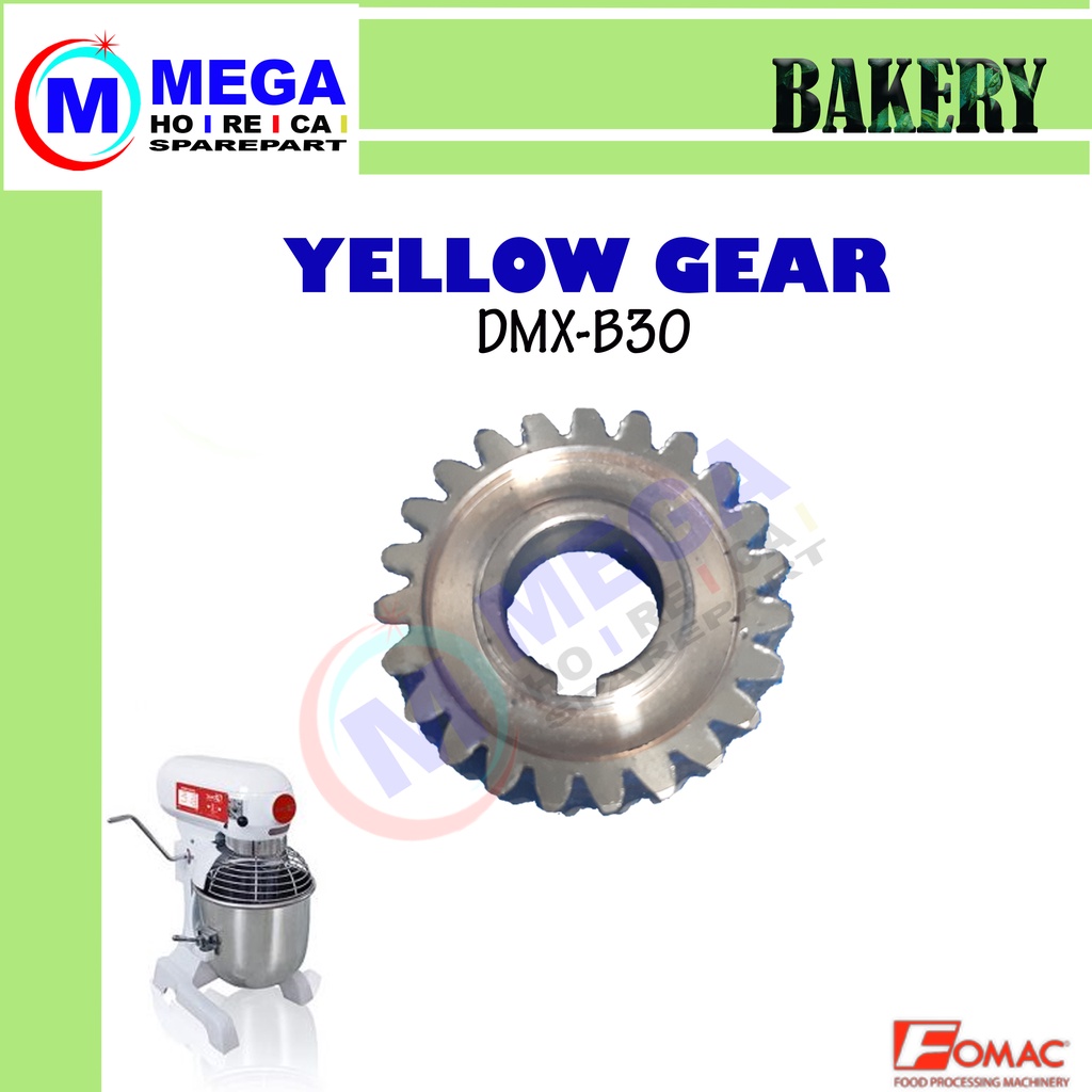 Jual Yellow Gear DMXB30 Mixer Sparepart Fomac Asli Shopee Indonesia