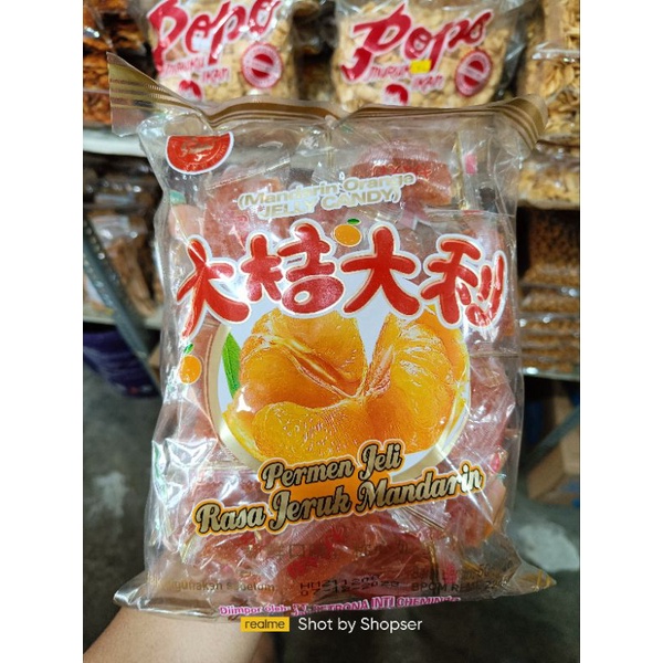 Jual Permen jelly rasa jeruk mandarin jagung nanas kemasan 500 gram ...