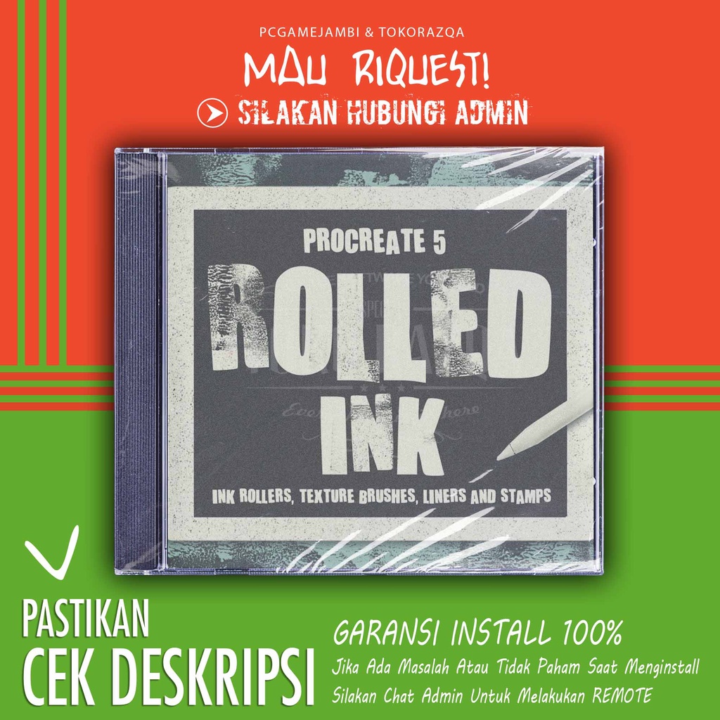 Jual Rolled Ink Brushes For Procreate 5 | Shopee Indonesia