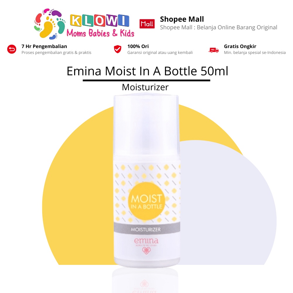 Jual Emina Moist In A Bottle / Moisturizer / Pelembab Emina Shopee