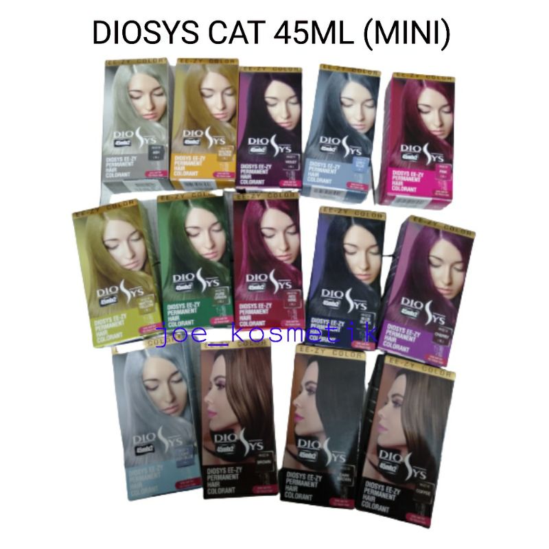 Jual DIOSYS Cat rambut 45ML kemasan MINI | EE-ZY Permanent Hair ...