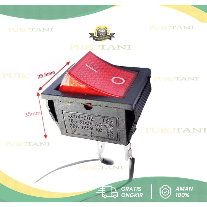 Jual Saklar Sprayer Elektrik Switch On Off Tangki Cas Baterai Aki ...