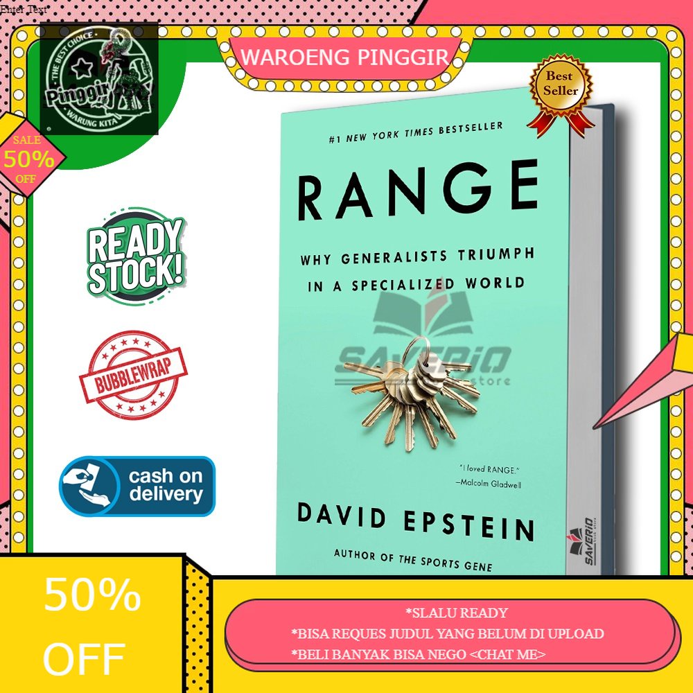 Jual Buku Range By David Epstein | Shopee Indonesia