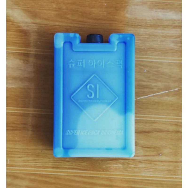 Jual ice pack blue 15 × 10 × 3 cm blue ice pack gel reusable food grade ...