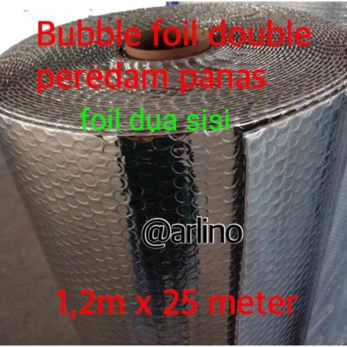 Jual Aluminium Foil Bubble Double Side Insulasi Atap Roll An | Shopee ...