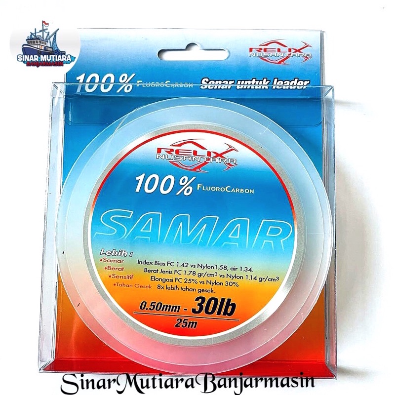 Jual Senar Nylon Leader Samar 100% Fluorocarbon Relix Nusantara ...