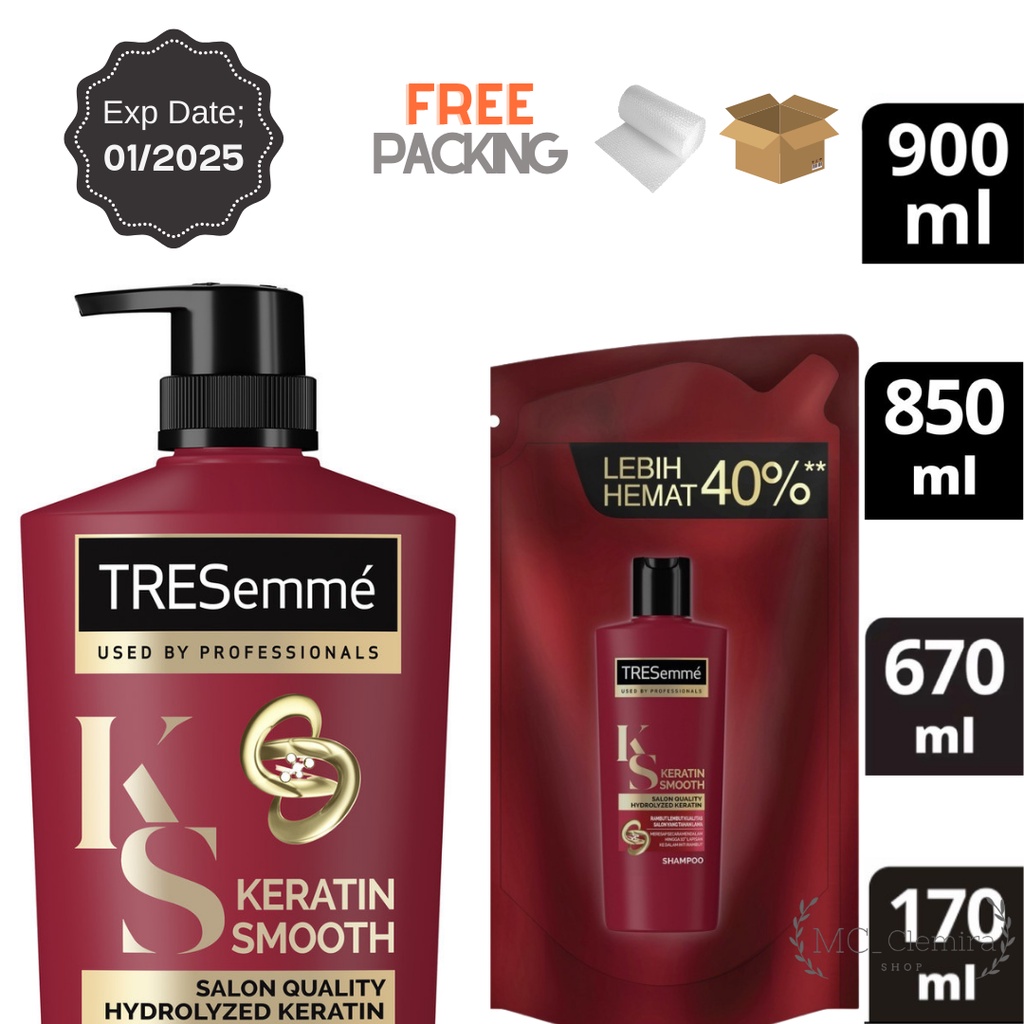 Jual Shampoo Tresemme Keratin Smooth 670 Ml Shampo Tressemme Keratin