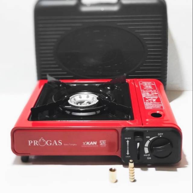 Jual PROGAS PG-01 Kompor Gas Portable 1 Tungku Portable Mini [ORIGINAL ...