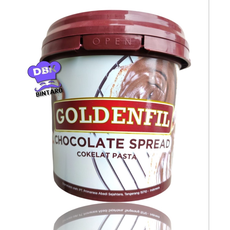 Jual goldenfil coklat 1kg spread goldenfil chocolate pasta selai coklat ...