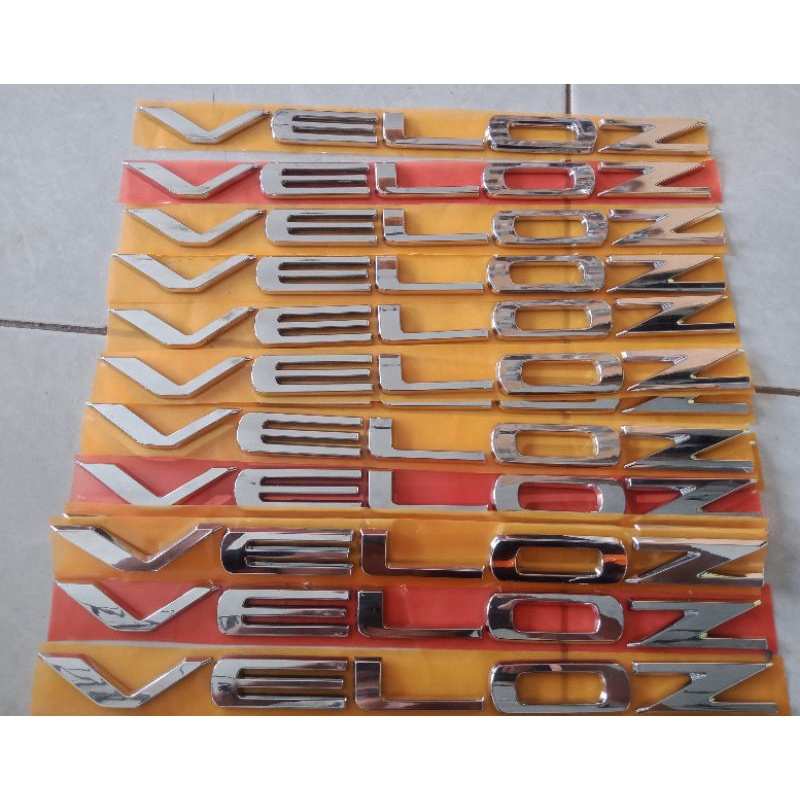 Jual emblem tulisan VELOZ original 2021 toyota | Shopee Indonesia