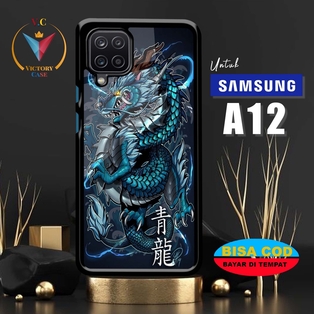 Jual Case SAMSUNG A12 M12 Terbaru - Victory Case Motif [ NAGA ] Case Hp