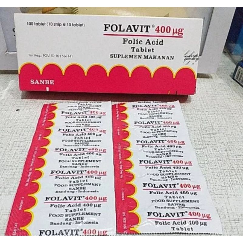 Jual Folavit 400 per strip | Shopee Indonesia