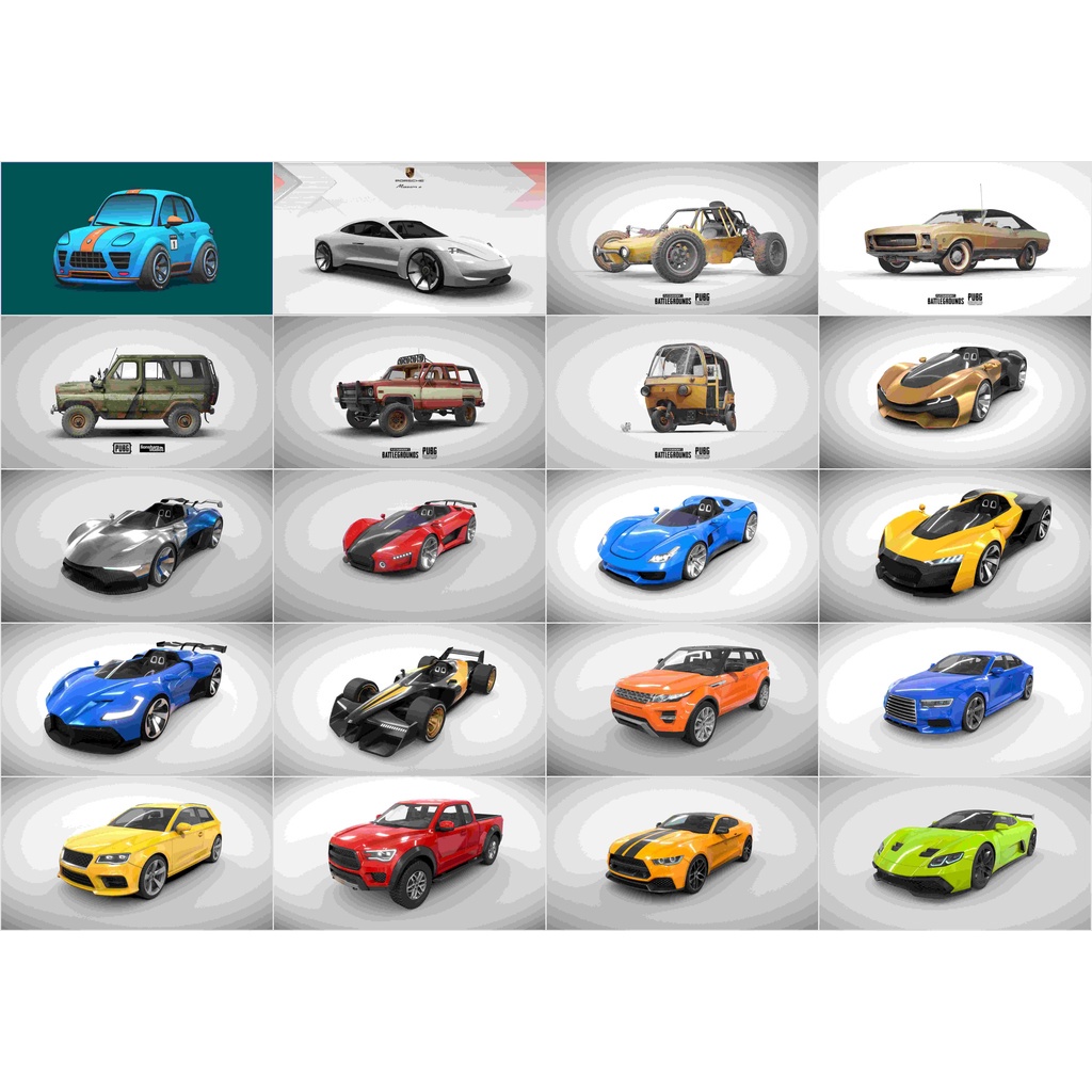 Jual 100 Cars 3D Models with 2k + 4k Textures - FBX & Blender 3D ASSETS ...