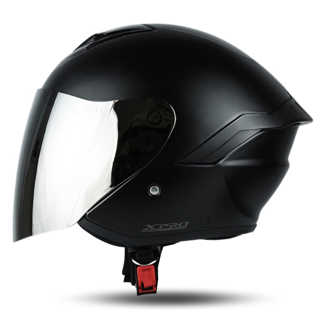 Jual R-SIX HELM RSIX XPRO R SIX HELEM PRIA WANITA HALF FACE SNI VISOR ...