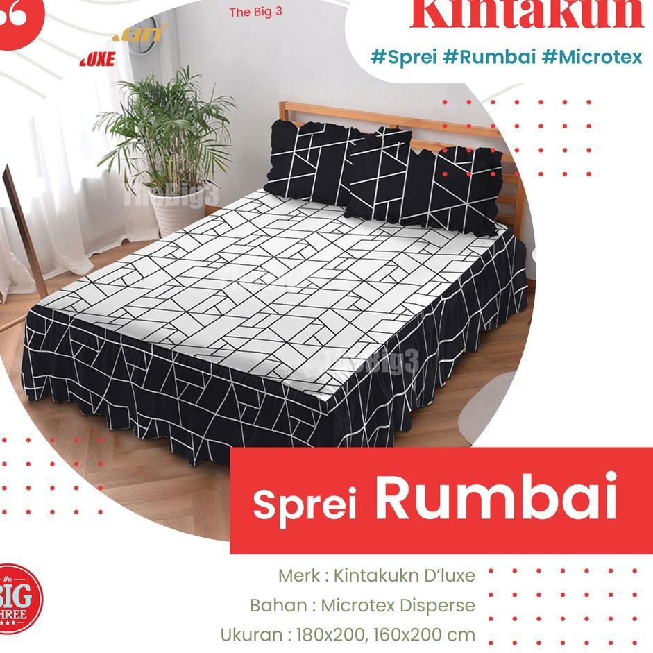 Jual Update Istimewa SPREI RUMBAI 160x200 merk KINTAKUN Dluxe motif ...