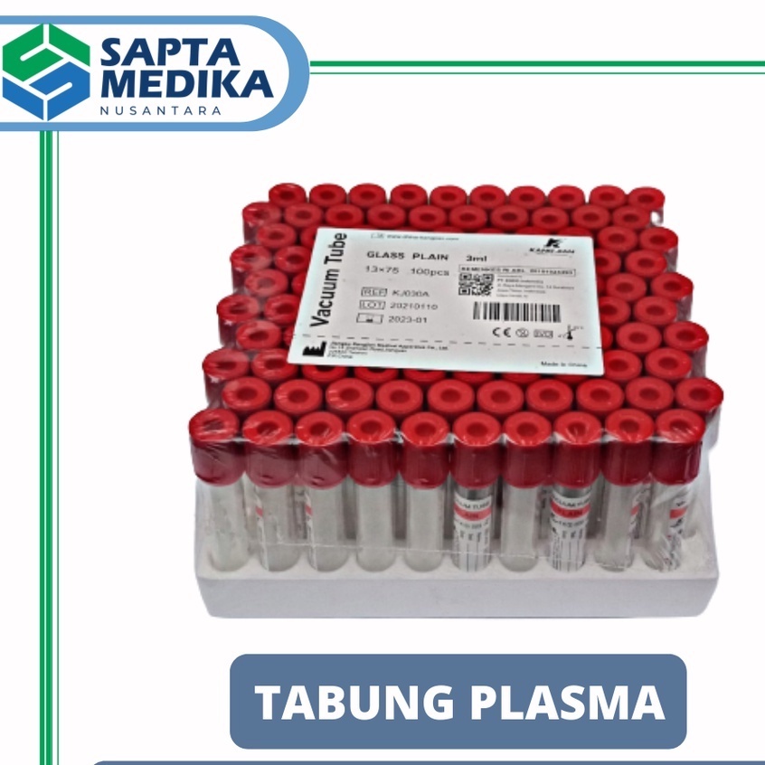 Jual Vaculab EDTA K3 3ml/tabung Plasma 3ml Shopee Indonesia