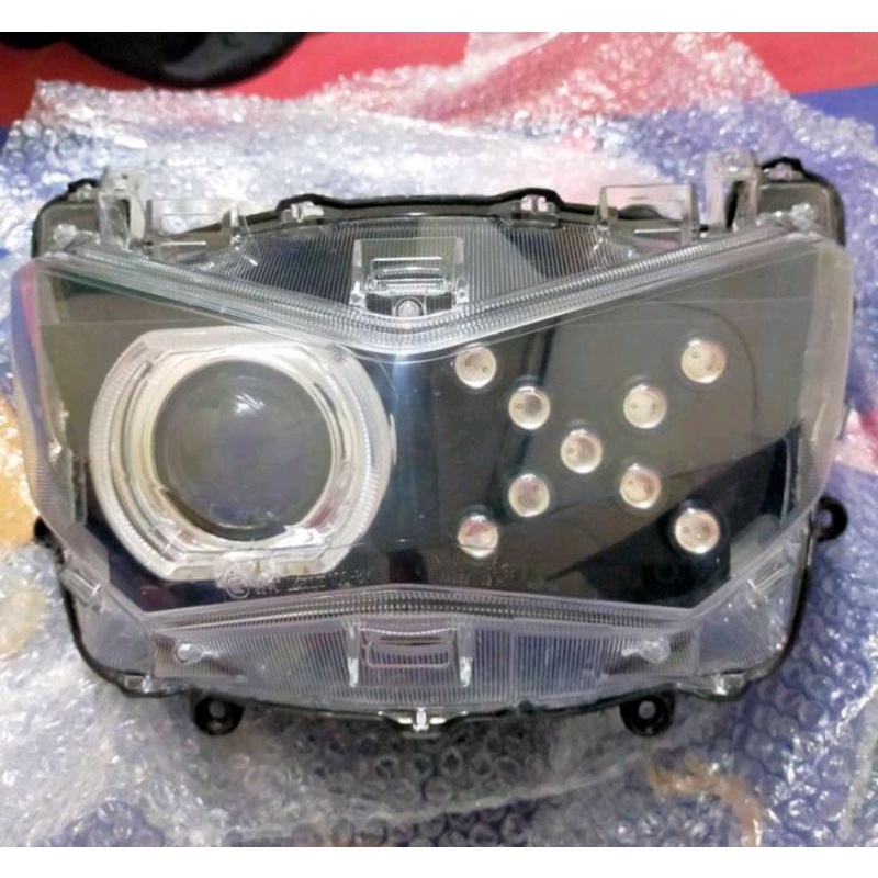 Jual Headlamp Custom Projie Biled Aes Wst Turbo Se All Weather Double