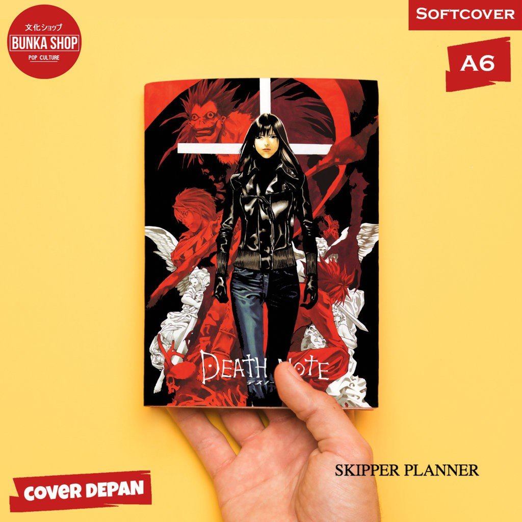 Jual Pocket Note Anime Death Note Character Softcover A6 Buku Tulis