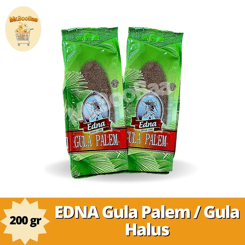 Jual EDNA Gula Palem 200gr Gula Semut Gula Halus Palm Sugar