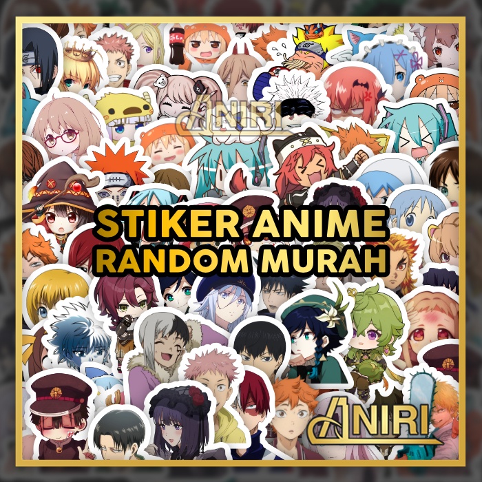 Jual Stiker Anime Random ( ISI 10 ) Glossy Anti Air | Shopee Indonesia