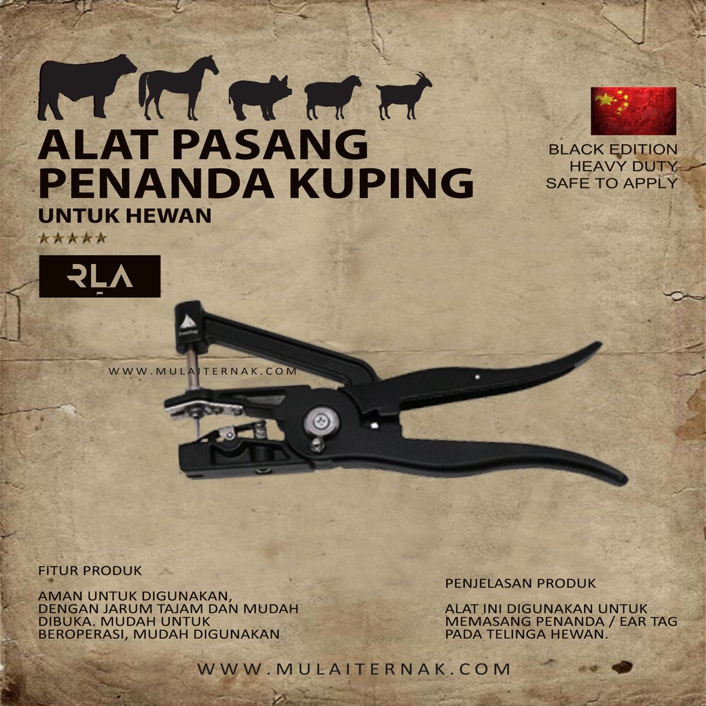 Jual Aplikator Ear Tag - Domba Kambing Babi Kelinci - Tang - Alat ...