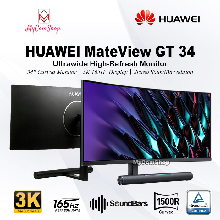 Jual Huawei Mateview Gt Ultrawide Curved Monitor Hz Wqhd Soundbar Shopee Indonesia