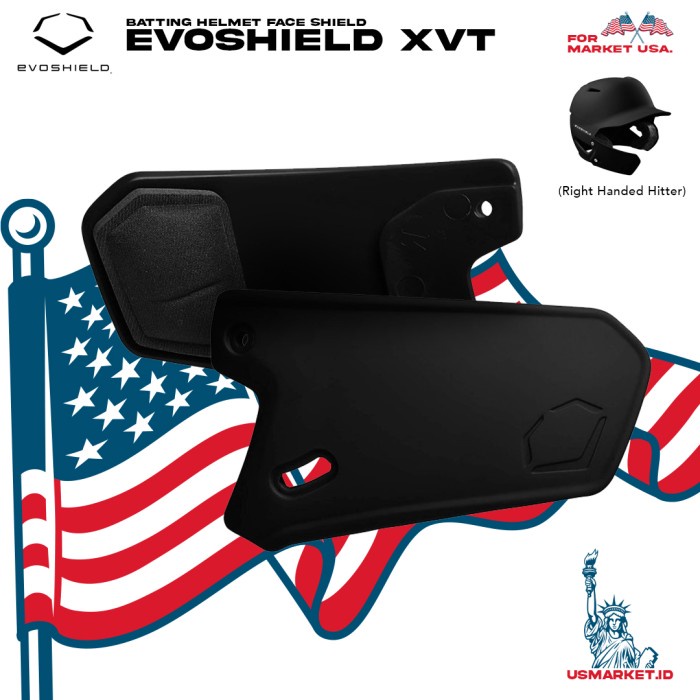 Jual Guard Jaw Evoshield Xvt Batting Helmet Face Shield Right Handed