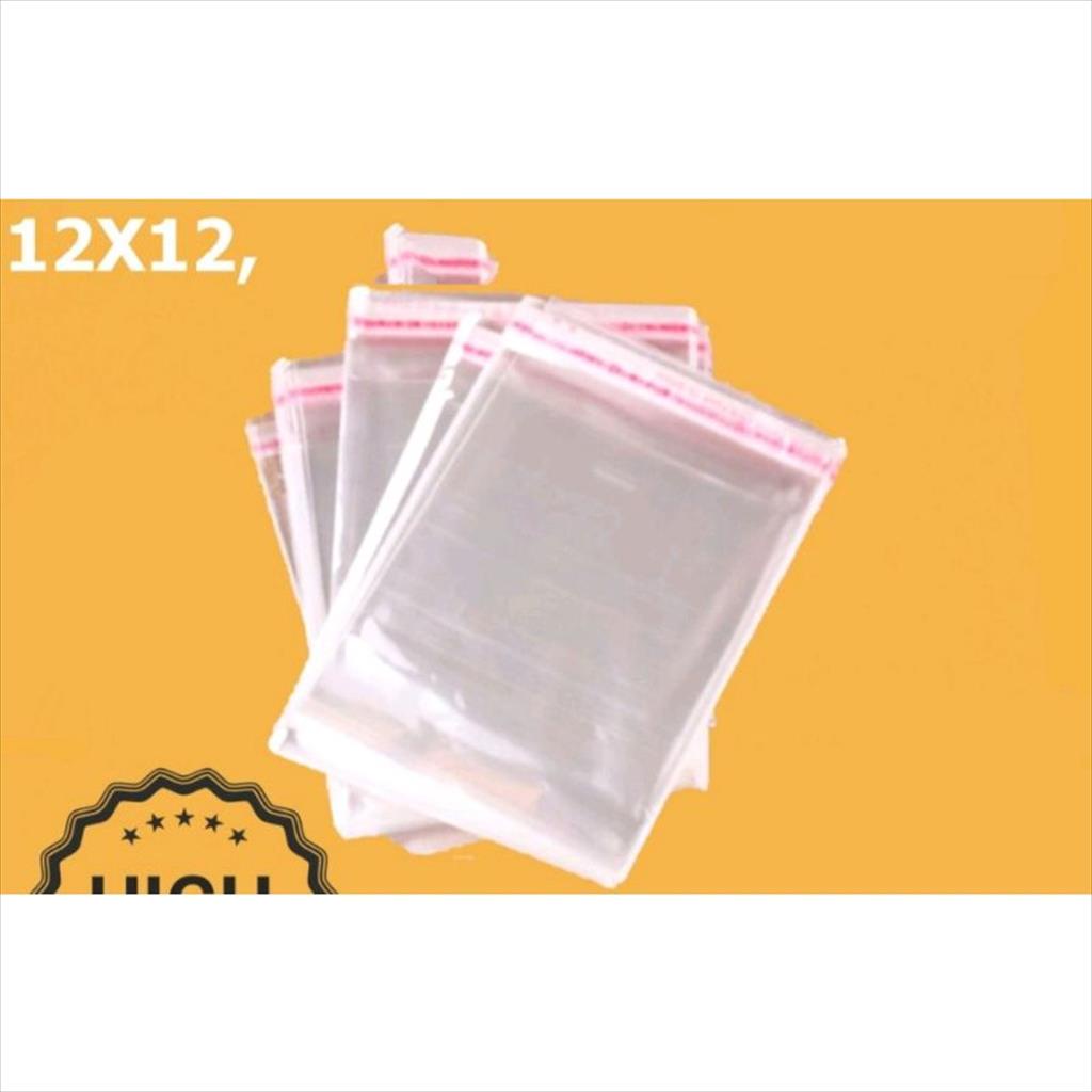 Jual PLASTIK OPP LEM PEMBUNGKUS ROTI UKURAN 12X12 25x35 | Shopee Indonesia